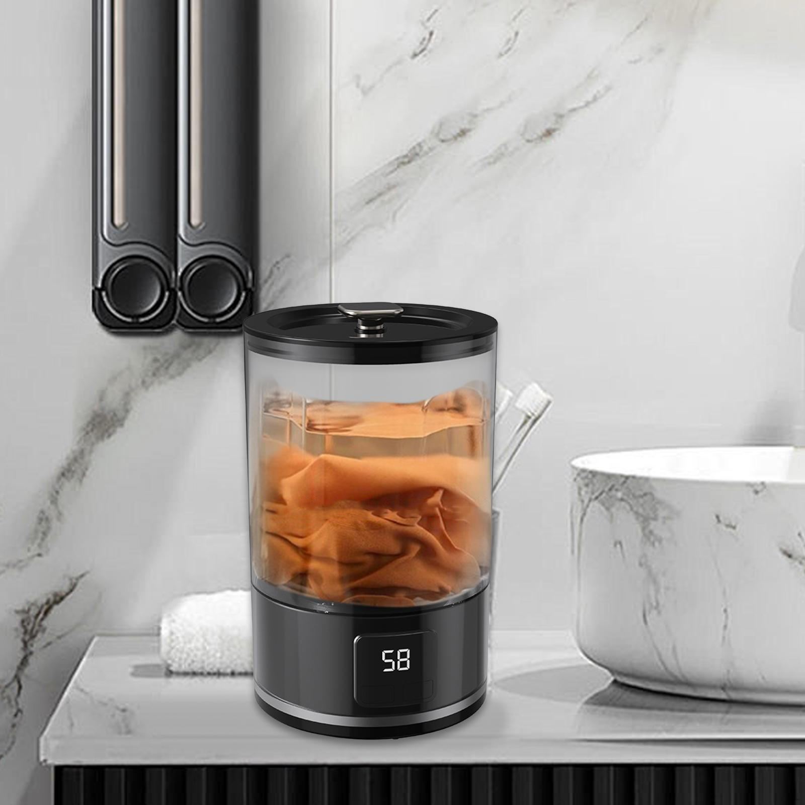 

Компактная стиральная машина для мелких вещей, бытовая техника для путешествий чёрный