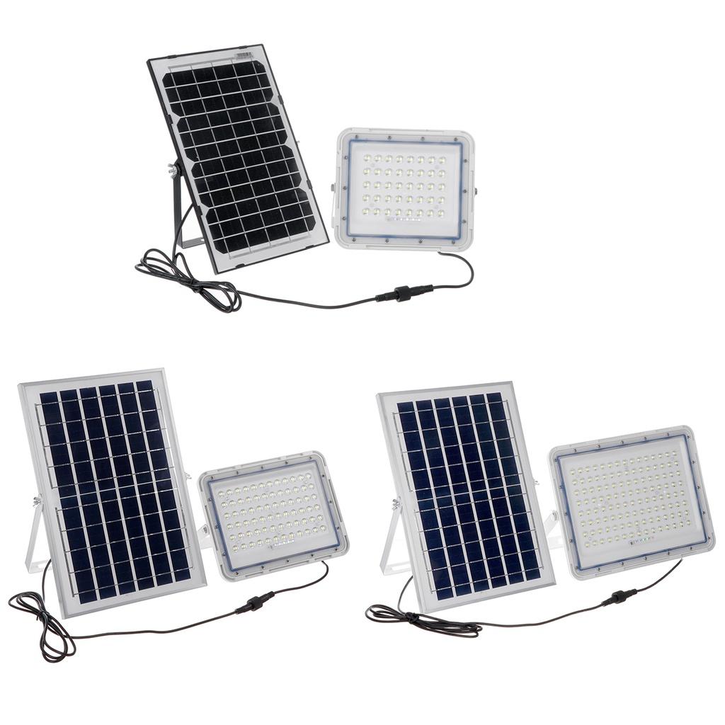100/200/300W Solar Lights Outdoor Solar Security Flood Light with Remote Waterproof Solar Wall Lights for Yard Garden Garage New