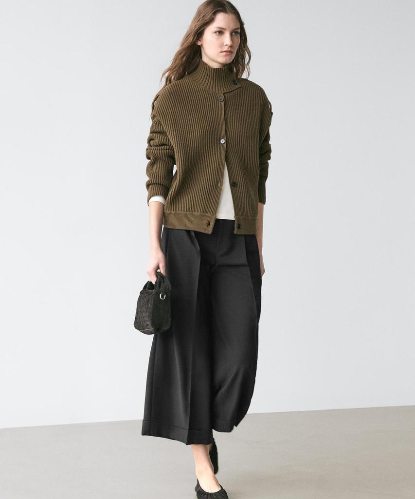 Masimodutti Fluid Pants With Dart Detail