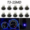 4PCS Blue T3 Neo Wedge LED Dashboard Panel A/C Climate Control HVAC Light Bulb-