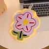 Flower Shape Hand Towel Super Absorbent Cleaning Cloth Bathroom Kitchen Hanging Hand Wipe Thicken Handkerchief Dishcloth