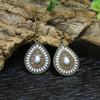 Bohemian Classic Women Geometric Tassel Wooden Earrings Vintage Gypsy Ethnic Circle Flower India Dangle Earrings Jhumka Jewelry