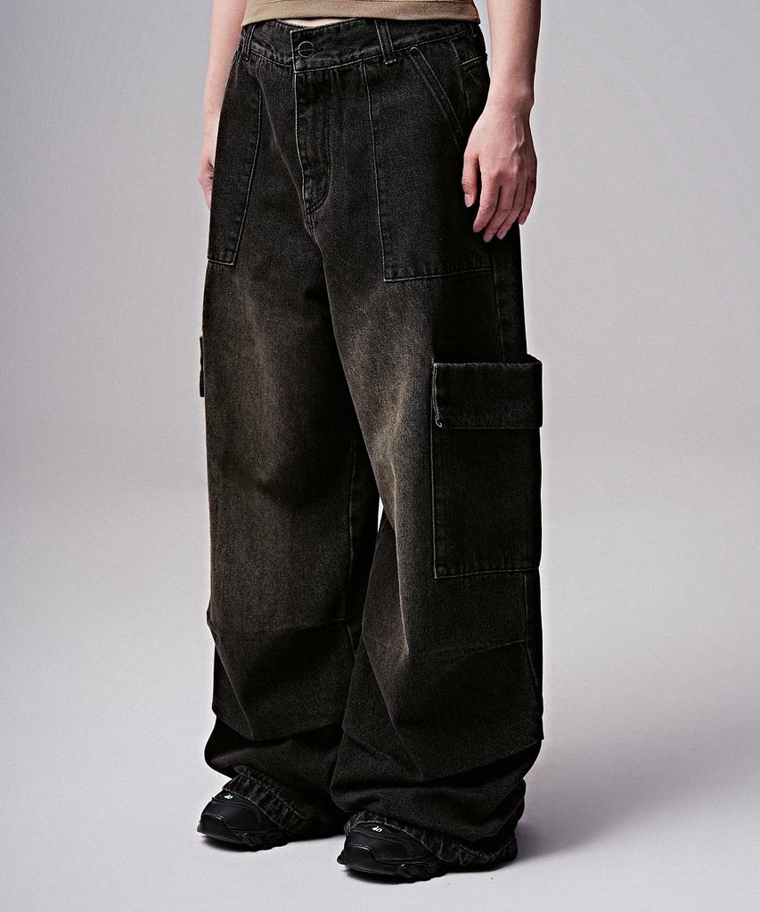 ZENDUST Var Pocket Wide Denim Pants Indigo
