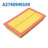 Car Air Filter Replacement Cleaner A2740940104 For W205 W213 X253 C180 C200 C300 E200 E300 GLC
