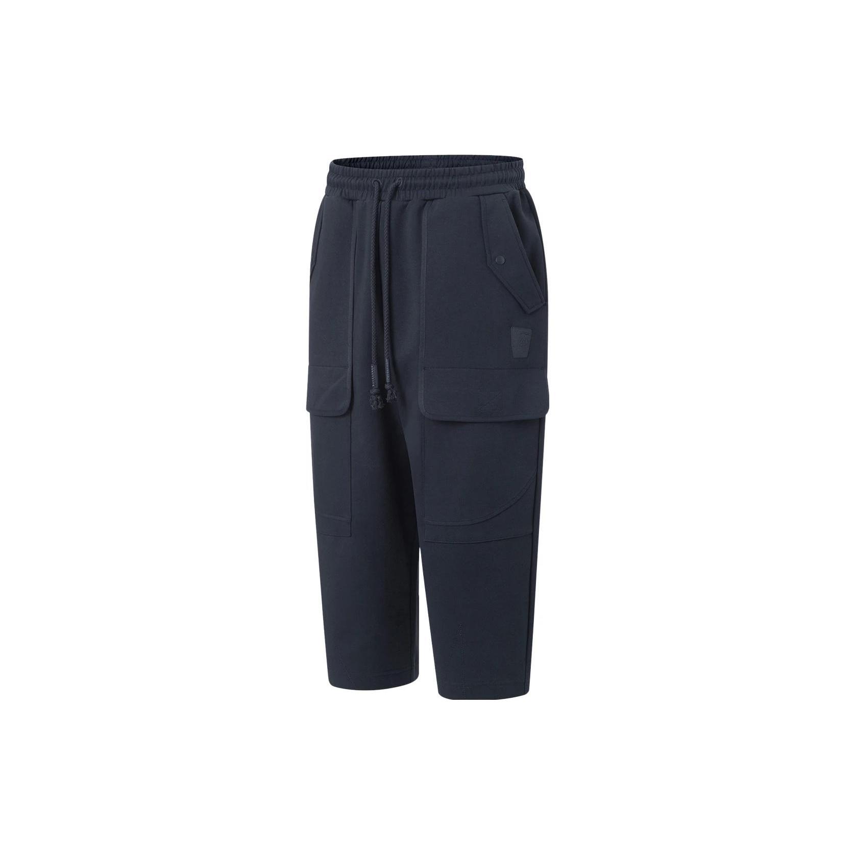 Li Ning Li Ning X Jackie Chan Casual Pants Men s Charcoal Black Moderate Straight Fit Pants AKQT001-2 XL