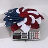 Independence Day Wreath Patriot Stars And Stripes Red, And Blue Star Decoration