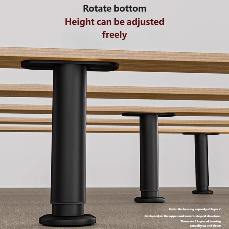 Strong Steel Adjustable Furniture Support Column Not Slip Designs Support Brackets for Home Office Stability Use