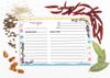 Inkdotpot Recipe Card 6x4 inch Single-Sided Recipe Design Cards White Floral Recipe Cards Wedding-Bridal Shower-Baby Shower- Pack of