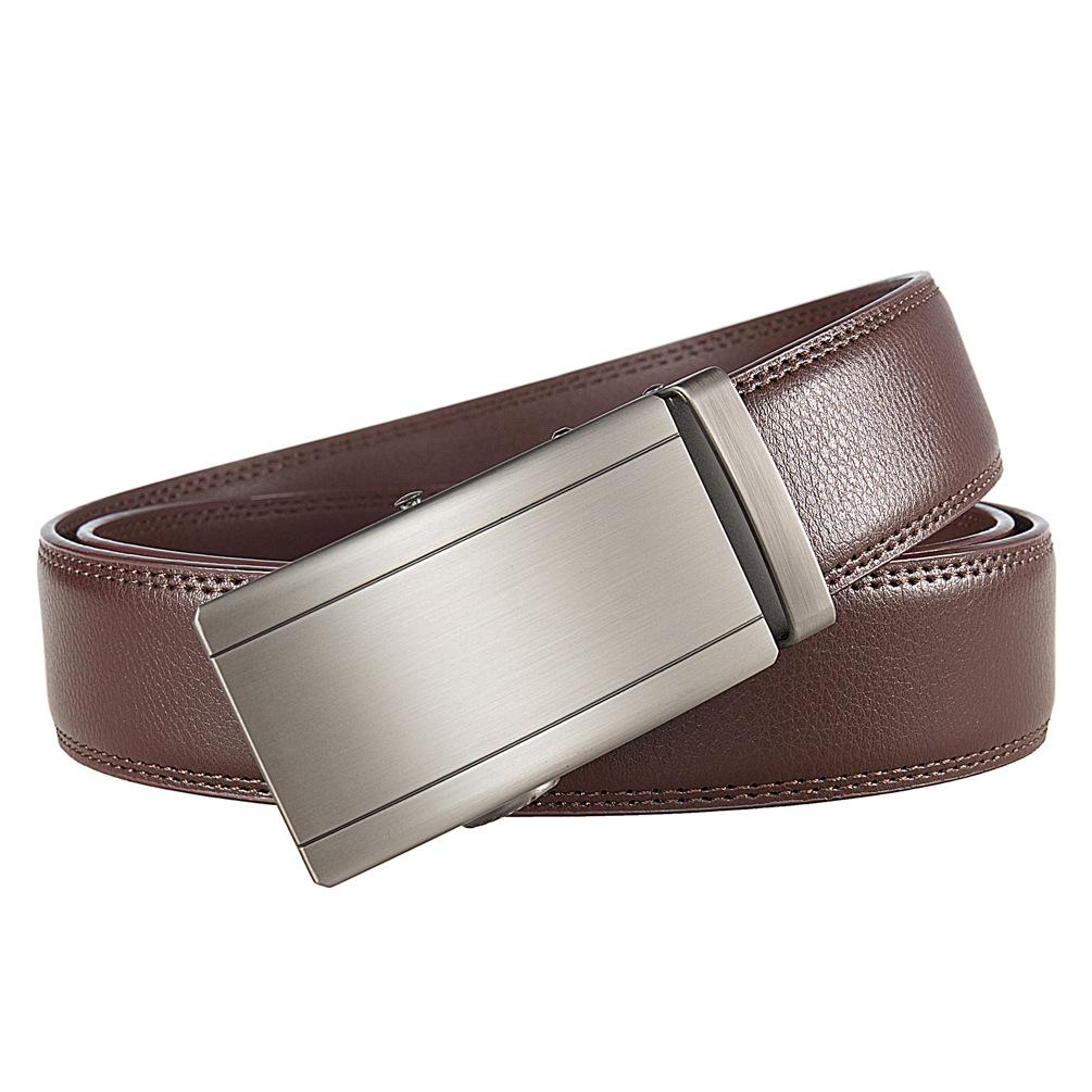 Berühmte Marke Gürtel Männlich Designer Automatikschließe Echtes Leder Herren Gürtel Luxus Gürtel für Männer 3,5cm Neu Schwarz Braun Übergröße