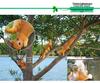 Creative Tree Squirrel Ornament - Cute Animal Decoration for Garden Crafts