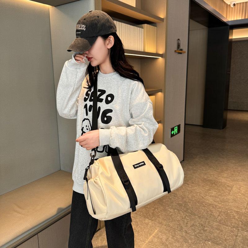 Casual Portable Short Trip Fashion Waterproof Yoga Sports Fitness Bag Women's Shoulder Messenger Bag Men's Travel Bag