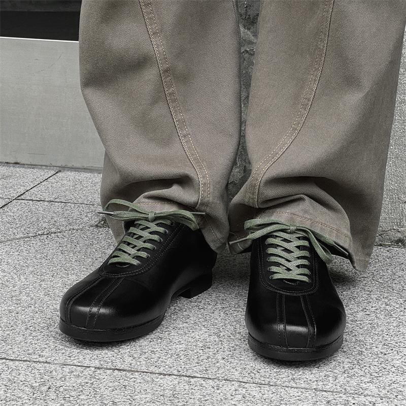 

Niche design trend versatile derby shoes business leisure work commute small leather shoes 14715-24715-R 38 чёрный