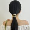 Minimalism Double-layer Metal Hair Bands Ropes Headband Elastic Scrunchies Hairband Tools Fashion Women Hair Accessories