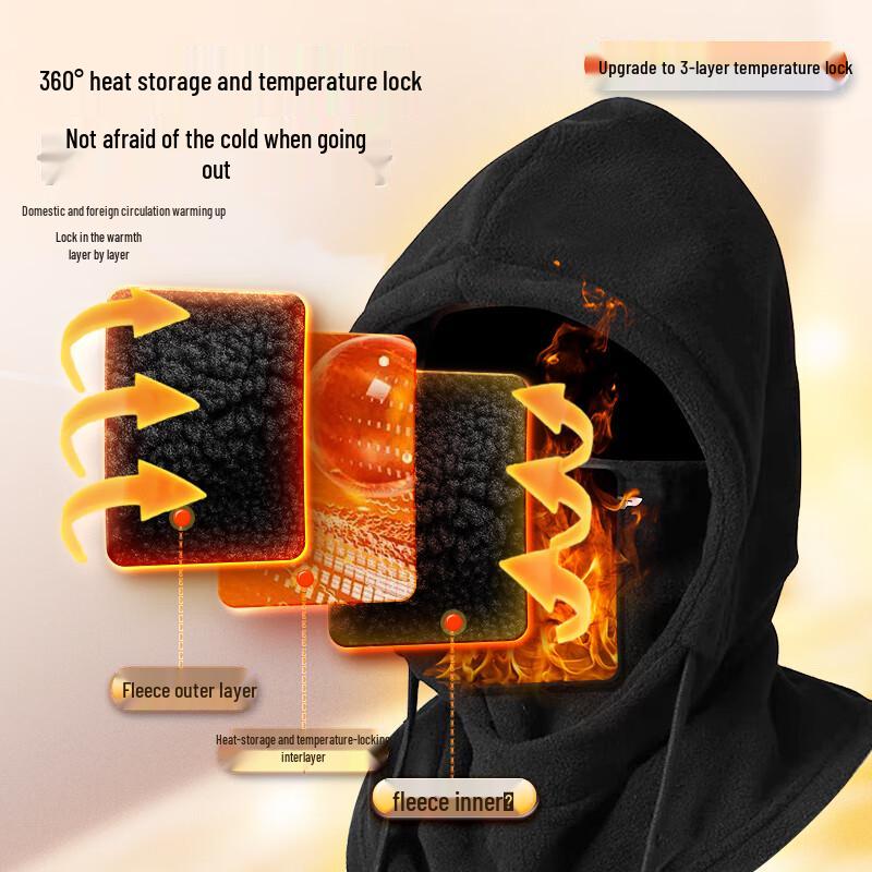 Xtep Winter Thermal Cycling Balaclava & Neck Warmer