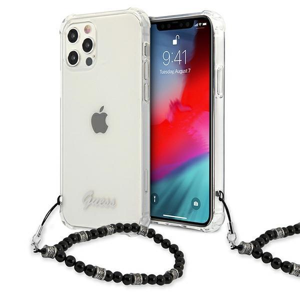 Guess Guhcp12Mkpsbk Iphone 12/12 Pro6,1 Transparent Hardcase Black Pearl