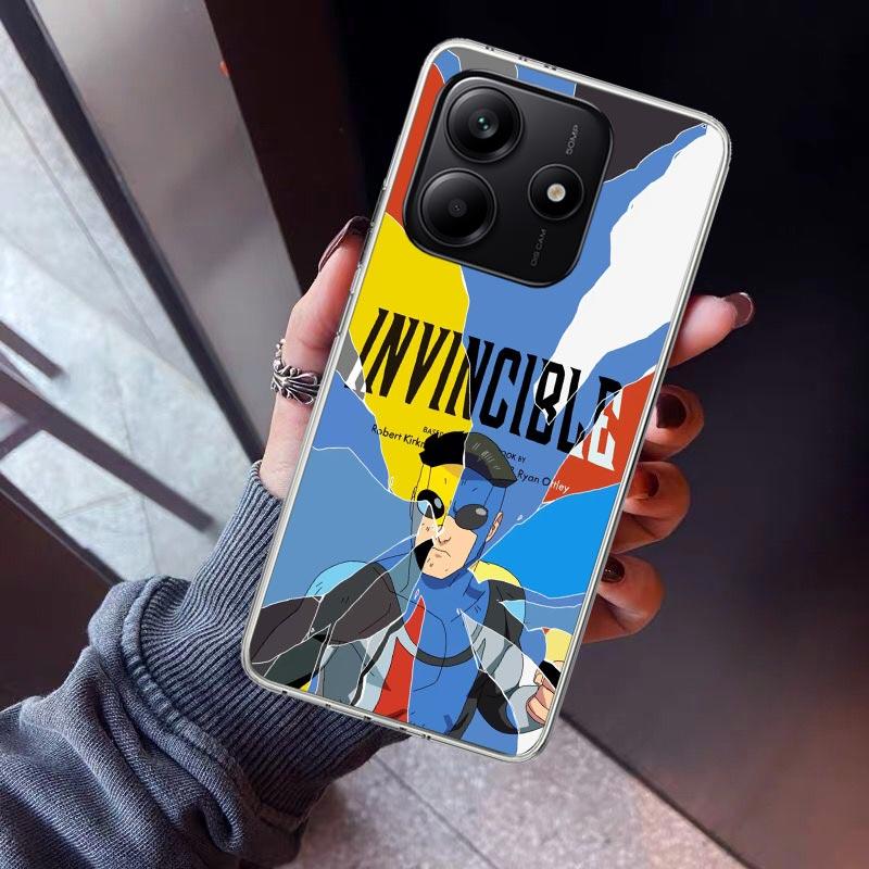 

Cool I-Invincible Phone Case For Xiaomi Redmi Note 15 14 14S 13 12S 12 Pro Plus 11S 11 10S 10 4G Cover 11E 11T 5G Print Fundas R Redmi Note 14 Pro 5G