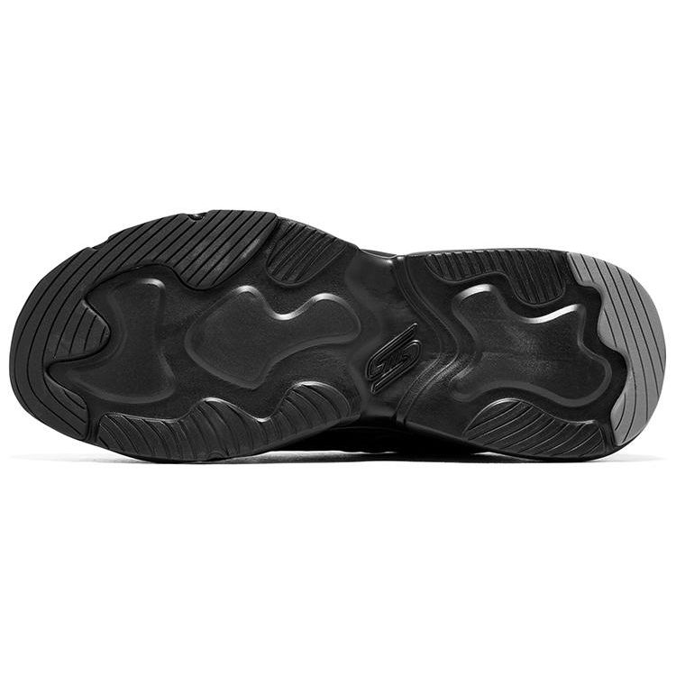Skechers DLites Comfortable Versatile Fashion Low-Top Dad Shoes Men Sneakers Black 118320-BBK