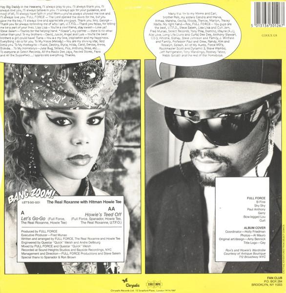 

12inch Record REAL ROXANNE HITMAN HOWIE TEE Bang Zoom Lets Go Go COOLX124 Cooltempo 1986 UK Rap HipHopRB Used