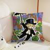 Art DDollar MMonopoly  cushion cover Pillow Case Plush Fabric Soft Double Sided Print Sofa Cushion Cover Throw Pillow Covers