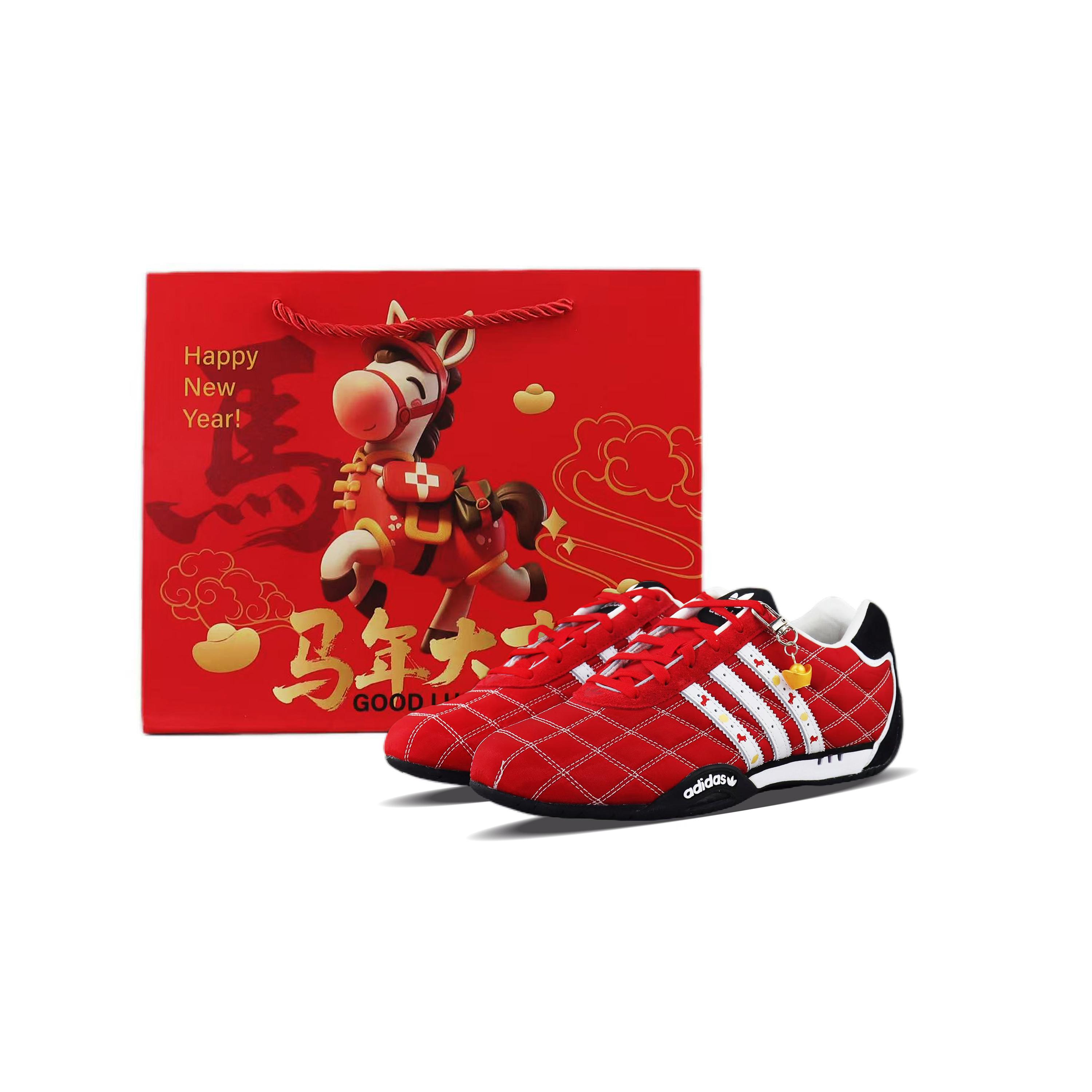 Adidas Originals ADIRACER Abrasion Resistant Low top Casual Shoes Unisex Red JP7013(Team129--) 36