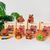 Cute Doll Kapi Capybara Bala Creative Building Blocks Capybara Ornaments Children's Educational Toys