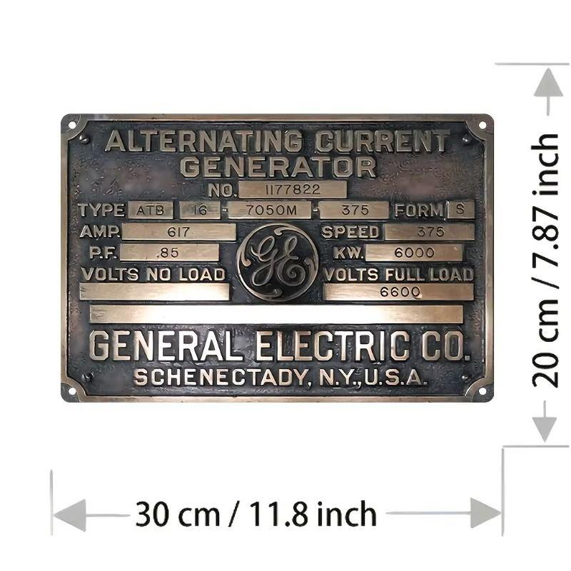 

Vintage Metal Tin Sign Plaque Retro Wall Art Decor 20x30cm