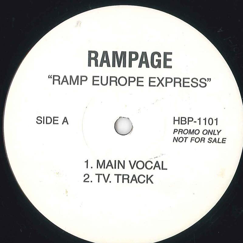 

12-дюймовая пластинка RAMPAGE - Ramp Europe EXPRESS HBP1101 НЕ НА ЛЕЙБЛЕ Неизвестный Рэп и Хип-Хоп/R&B Б/У