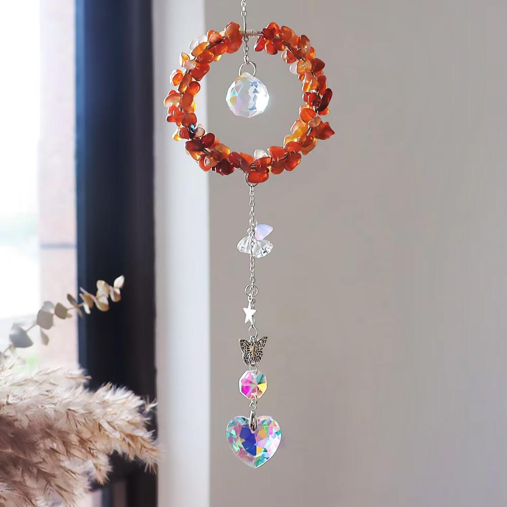 Super Quality Crystal Suncatcher Various Crystal Round Suncacther Car Hanging Carystal Dreamcatcher Perfect Gift