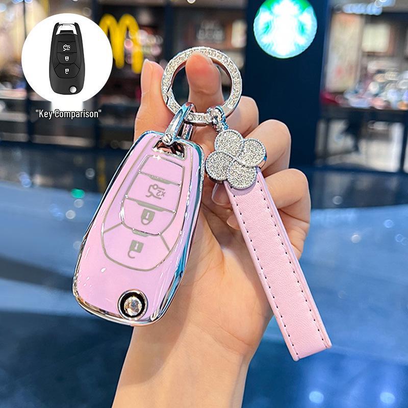 Chevrolet Car Key Case for Cruze, Aveo, Trax, Blazer, Cavalier, Sail