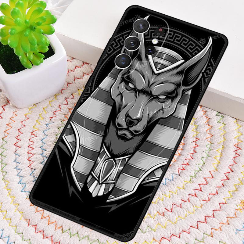 Egypt Nefertiti Anubis Phone Case for Samsung Galaxy Note 10 Pro S26 Ultra S23 S24 FE S25 S21 S22 PLUS Shockproof Cove
