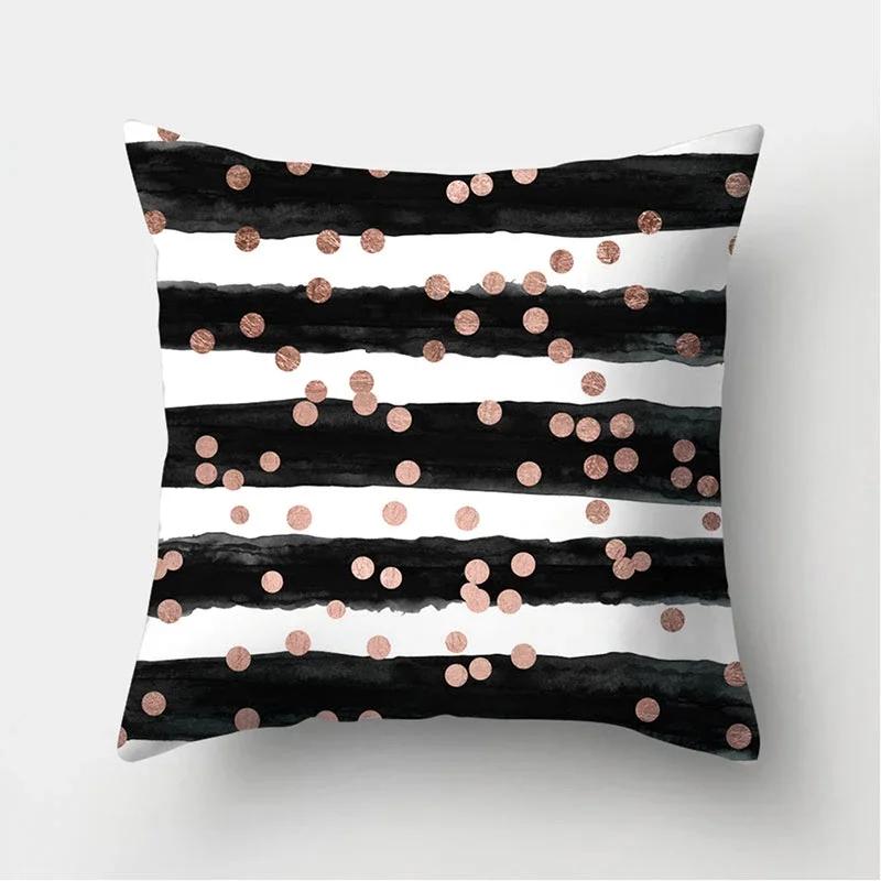 Marble Geometric Pattern Decorative Cushions Pillowcase Polyester Cushion Cover Throw Pillow Sofa Decoration Pillowcover