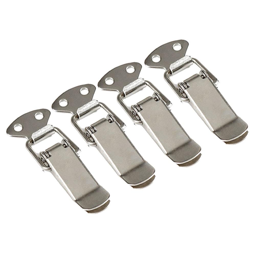 4PCS Latches 7.2*2.7cm Cold Rolled Steel High Quality Silver