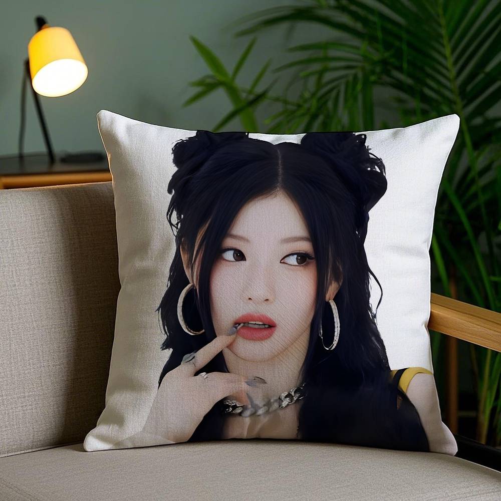 

Music Album DRIP B-BabyMonster-MT Cushions Pillow Case Sofa And Living Room Decorative Cushion Covers Dust-proof And Mite-proof 12x12Inch