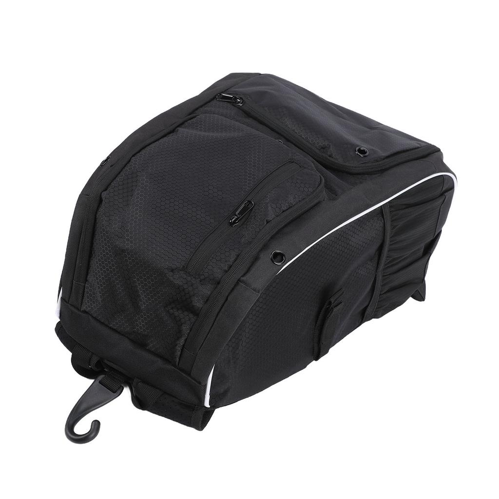Baseball Bag Black Large Capacity Water Proof Baseball Backpack with Bat Holders Hook for Gloves Helmets Shoes