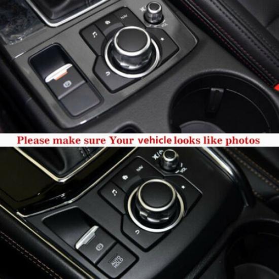 Cap Button Cover Trims Decor For Mazda 3 6 CX5 Accessories Aluminum Alloy