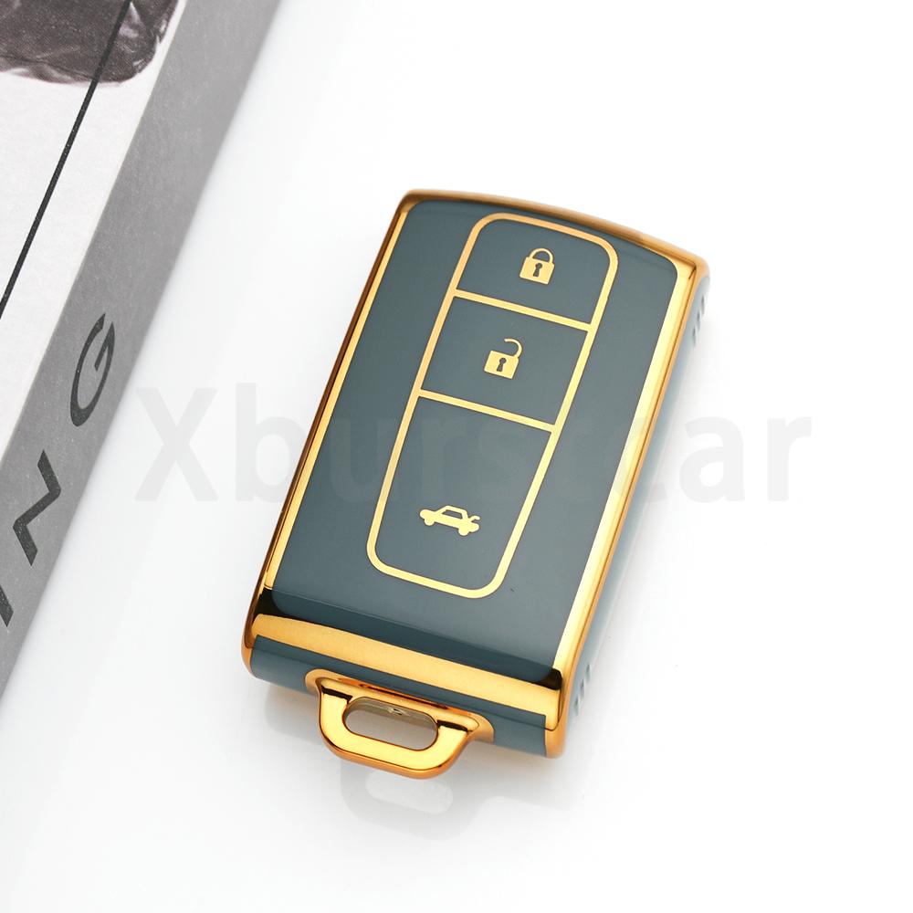3 Buttons Auto Shell Keyless Protector Holder For Toyota Camry Corolla Verso Prius 2004 - 2008 Car Remote Key Case Fob Cover