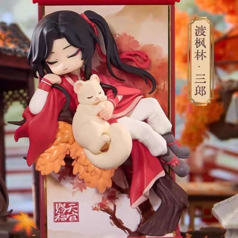 Tian Genuine Guan Ci Fu Scroll Series Tgcf Hua Cheng Xie Lian Cute Anime Figure Desktop Decoration Gift For Kids Adults Children's Birthday Gift