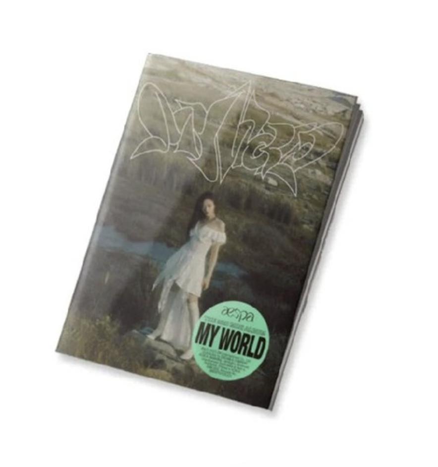 Aespa The 3rd Mini Album MY WORLD Intro Ver. Random KPOP Album CD Photocard Merchandise