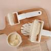 Pizza Dough Roller Cutter, Plastic Baking Texture Wheel for Cake Decorating, Manual Ribbon Stripe Cutter for Pastry Cookies, Kitchen Tool