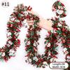 Christmas Decorations Hanging Banner Accessories Home Wall Decoraitons New Year Party Backdrops Hanging Flags Navidad
