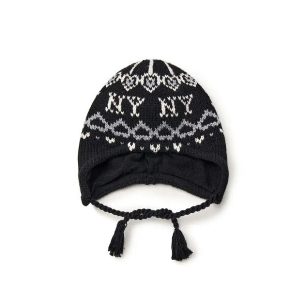 [MLB] Cap JQT 3ABNBM946-50BKS Basic Nordic Earflap Mid Beanie New York Yankees FREE