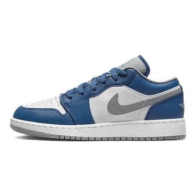 Air 1 Low GS True Blue Cement Kids Sneakers Cement-Grey White 553560-412