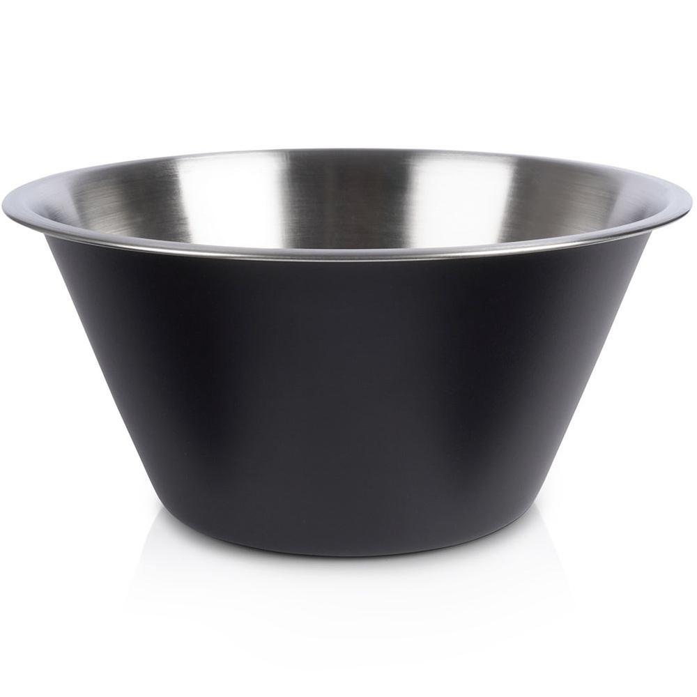 Black Steel Mixing Bowl 2L 22cm