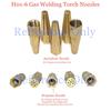 გაზის შედუღების ჩირაღდანი ჟანგბადის აცეტილენის პროპანის რეაქტიული ჩირაღდანი გაზის შედუღების ხელსაწყოები Brazing Torch