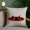 Imagine D-Dragons Band Pillow Case Anti-Dustmite Pillowcase Invisible Zipper Silky Short Plush Sofa Cushion Cover