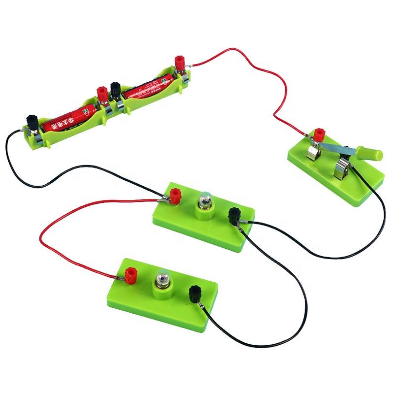Diy Physics Experiment test Kit Series and Parallel Circuits Science Education Toy
