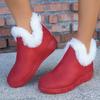 Shoes for Women Plus Size 36-43 Winter Fashion Short Plush Warm Comfortable Slip On Platform Flat Non-slip Ankle Snow Boots 2026