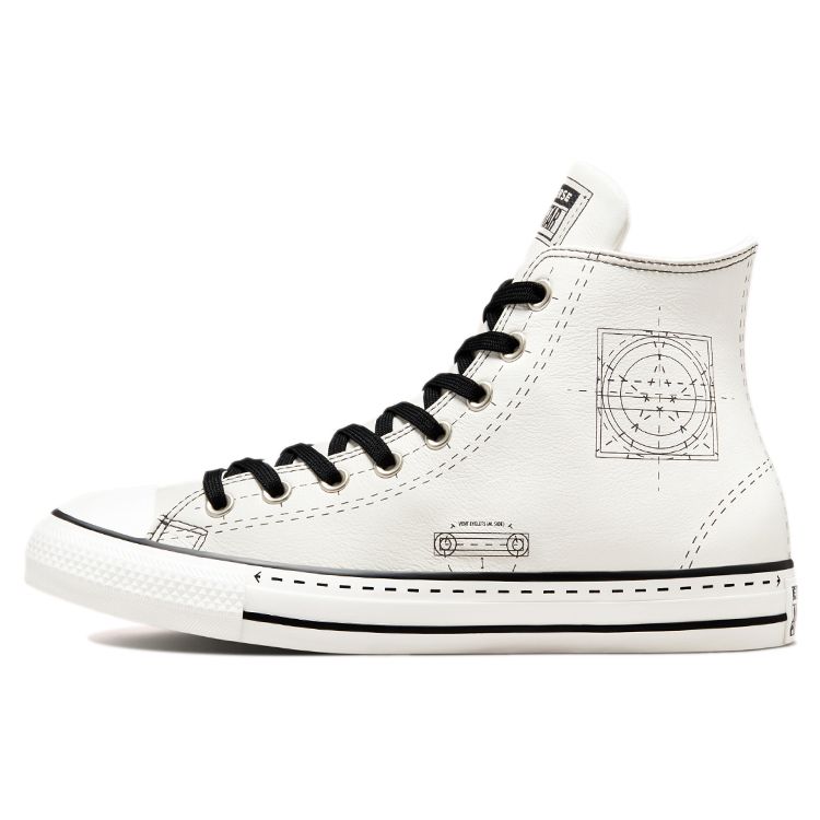 Converse Chuck Taylor All Star Future Utility High Top Plátěné Boty Unisex Tenisky Bílé Černé 173067C