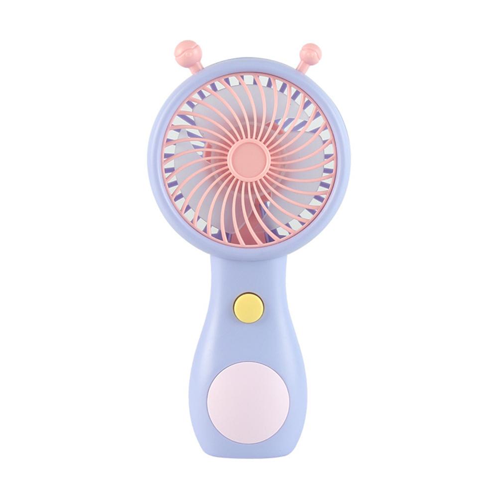 Cute Snail Charging Fan Handheld Mini Portable USB Charging Handheld Mini Fan Household Outdoor Pocket Compact Fan 1PC