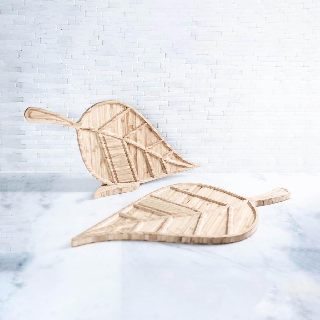 Appetif Board Party Leaf Tác Dřevěné řemeslné dekorace Vařené jídlo